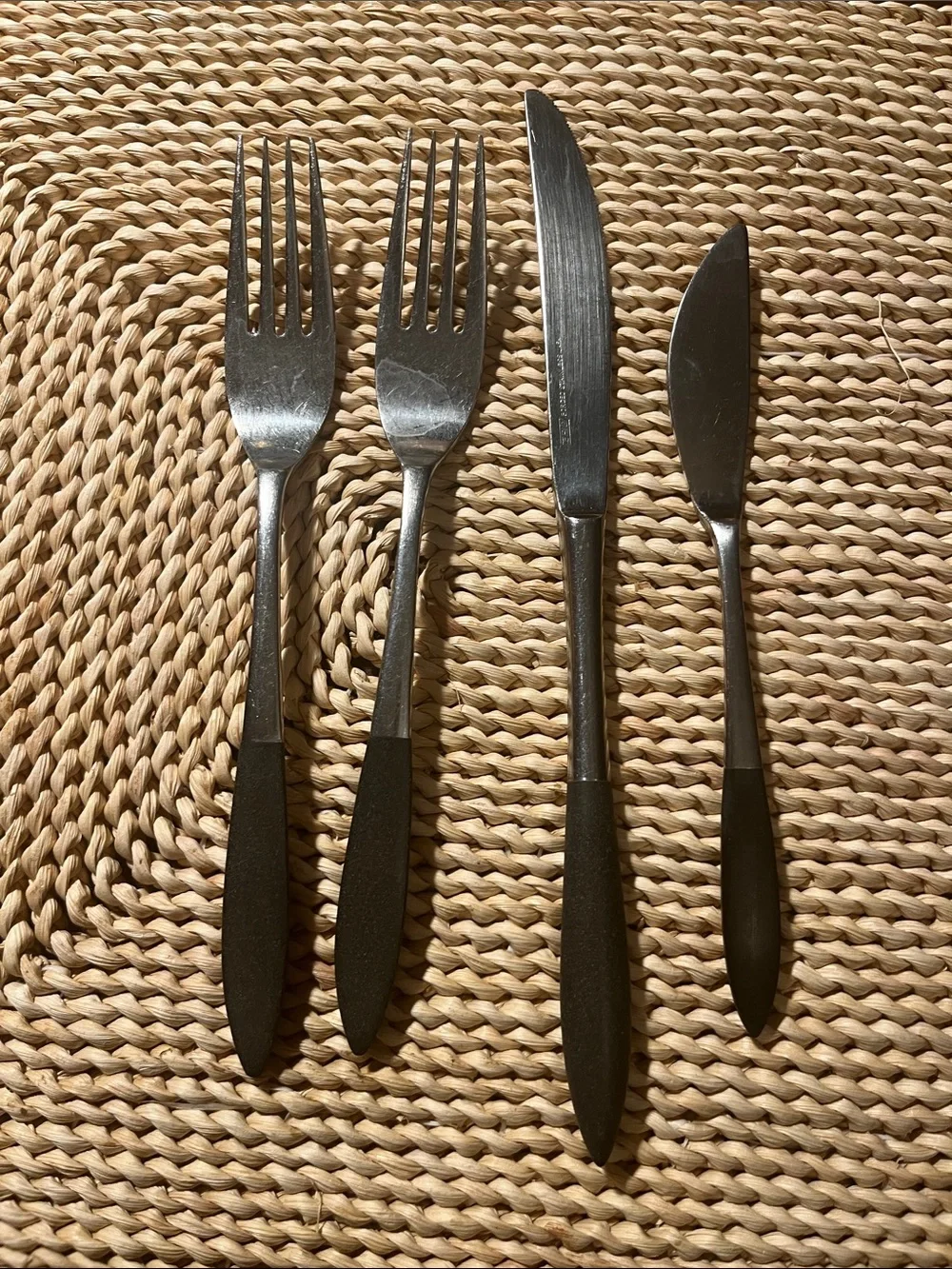 MCM Epic Forged Stainless Assorted Set of 4 w/Black Handles